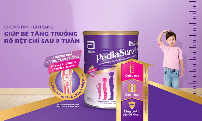 Sữa Pediasure tăng cân