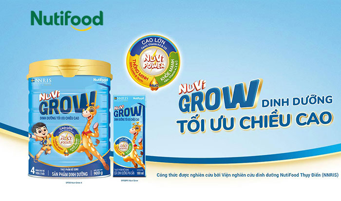 Sữa Nuvi Grow Nutifood
