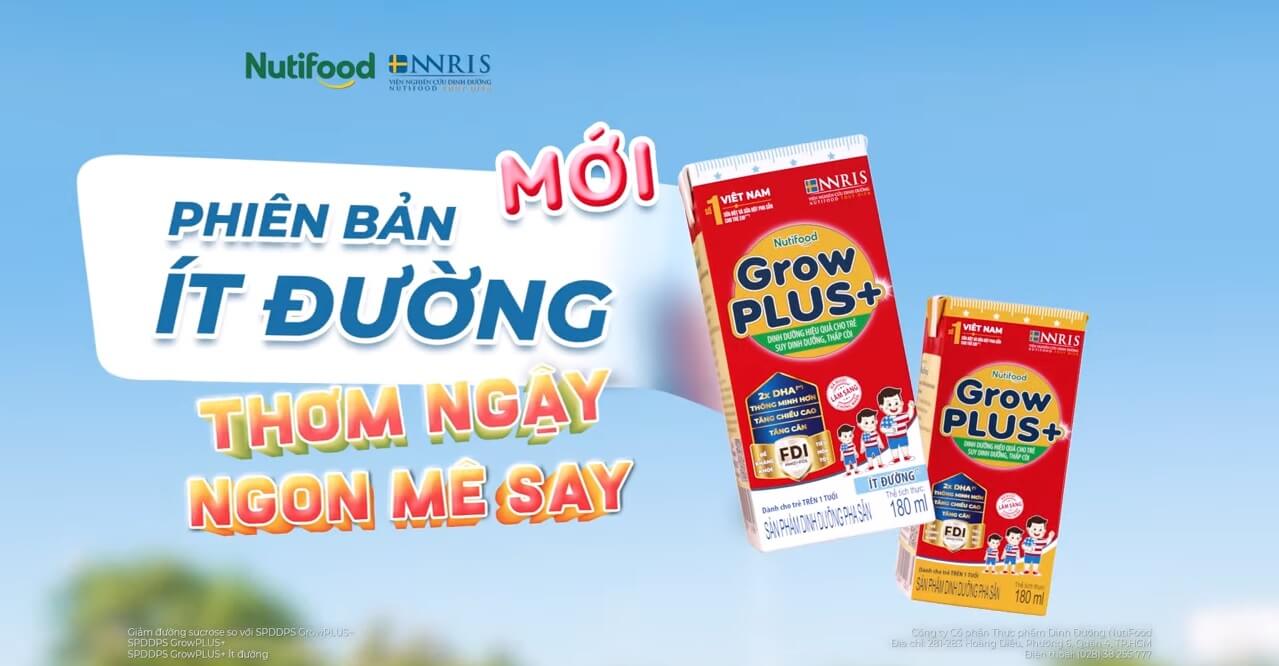 Sữa bột pha sẵn Grow Plus