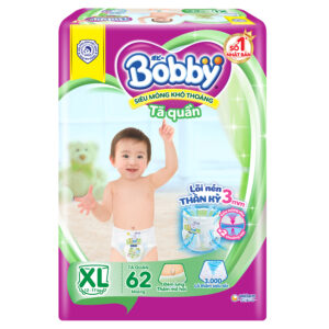 Bỉm - Tã quần Bobby Fresh size XL 62 miếng (cho bé 12 - 17kg)