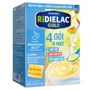 Bột ăn dặm Ridielac Gold vị ngọt 200g cho bé 6M-24M