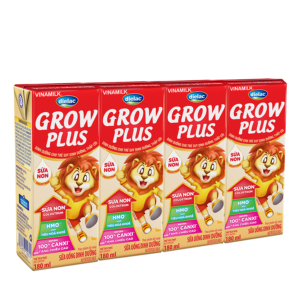 Sữa Uống Dinh Dưỡng Dielac Grow Plus (Sữa Non) - Lốc 4 hộp x 180ml