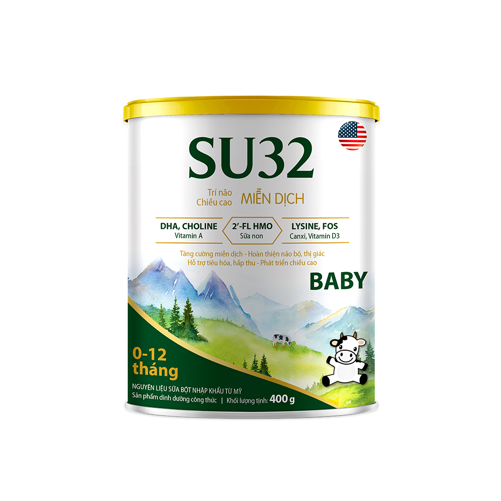 Sữa bột tăng cân cho bé SU 32 Baby - 400g